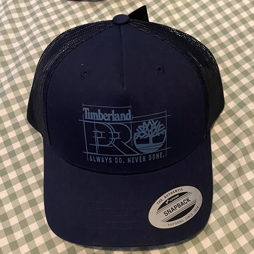 Timberland PRO Blue Mesh Snapback Cap